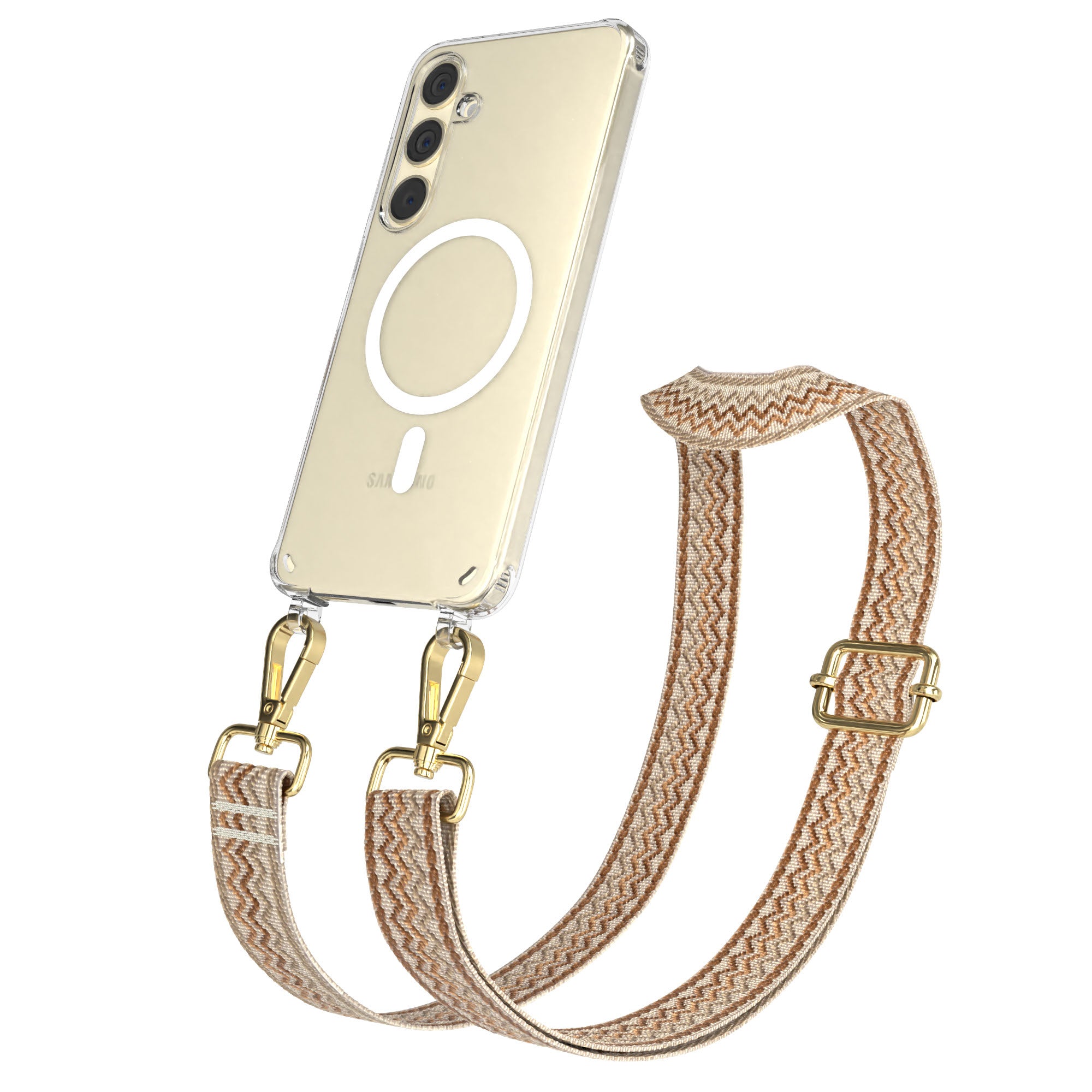 Samsung Galaxy S24 Plus Handykette MagSafe Boho Band verstellbar EAZY CASE 