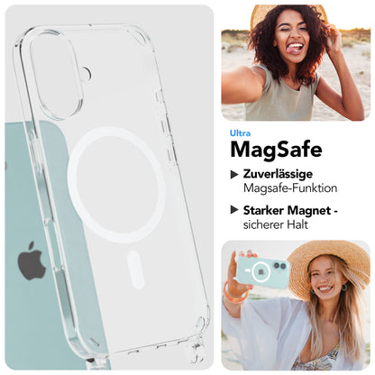 iPhone 16 MagSafe Handykette mit verstellbarem Boho Trageriemen von EAZY CASE 
