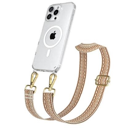 iPhone 16 Pro Max Handykette mit MagSafe Boho Band verstellbar 