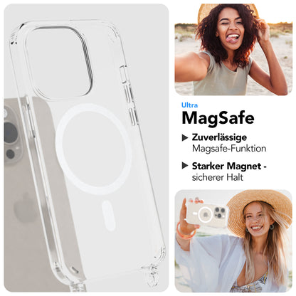 Apple iPhone 15 Pro Handykette MagSafe mit Boho Band EAZY CASE Neck Strap 