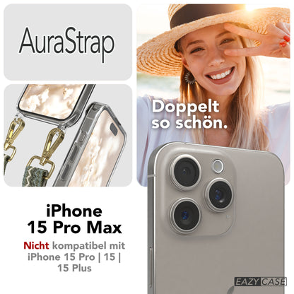 iPhone 15 Pro Max Handykette MagSafe mit Boho Band verstellbar 