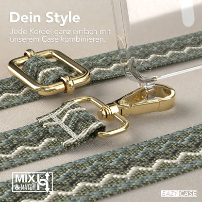 Samsung Galaxy S24 Handykette MagSafe mit verstellbarem Boho Band Set 