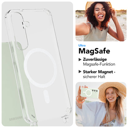 Samsung Galaxy S24 Handykette MagSafe mit verstellbarem Boho Band Set 