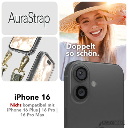iPhone 16 MagSafe Handykette mit verstellbarem Boho Trageriemen von EAZY CASE 