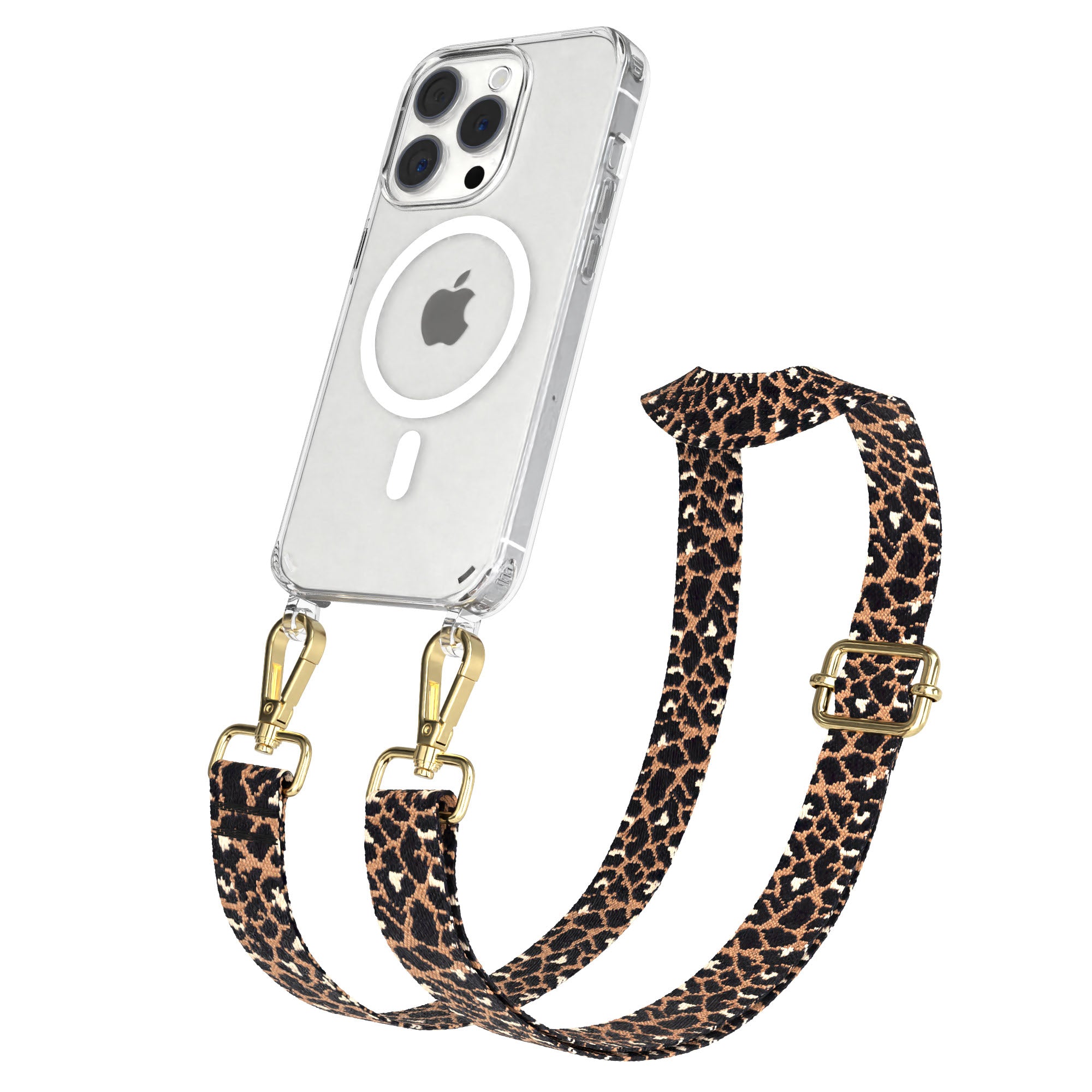 Apple iPhone 15 Pro Handykette MagSafe mit Boho Band EAZY CASE Neck Strap 