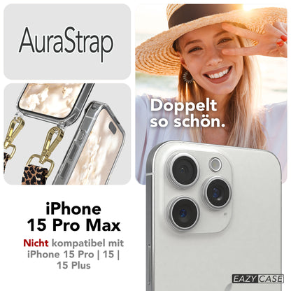 iPhone 15 Pro Max Handykette MagSafe mit Boho Band verstellbar 