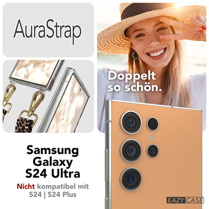 Samsung Galaxy S24 Ultra Handykette mit MagSafe Halterung und Boho Band 