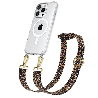 iPhone 16 Pro MagSafe Handykette mit Boho Band verstellbar 