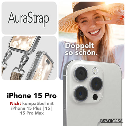 Apple iPhone 15 Pro Handykette MagSafe mit Boho Band EAZY CASE Neck Strap 