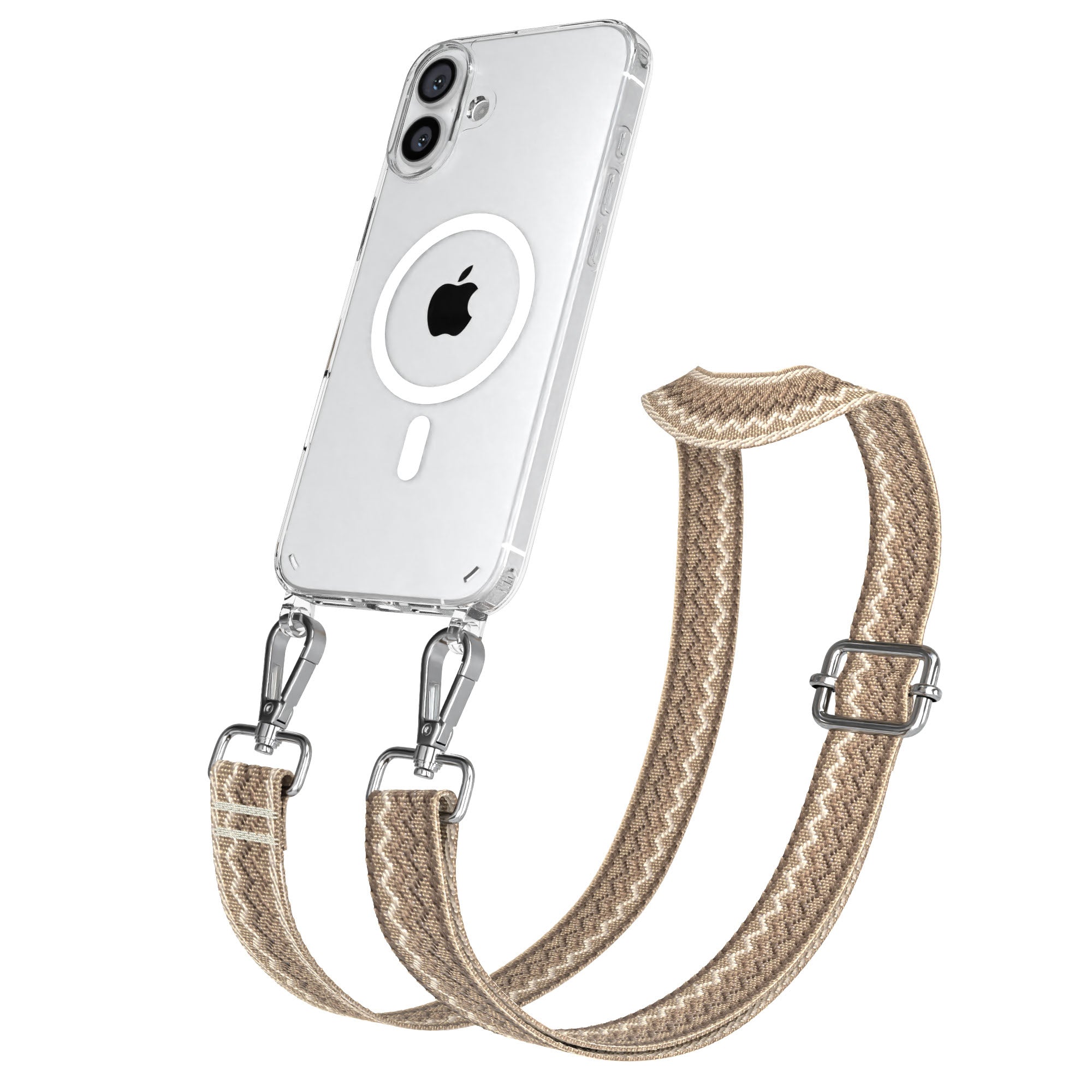 iPhone 16 Plus MagSafe Handykette mit Boho Band Set EAZY CASE 