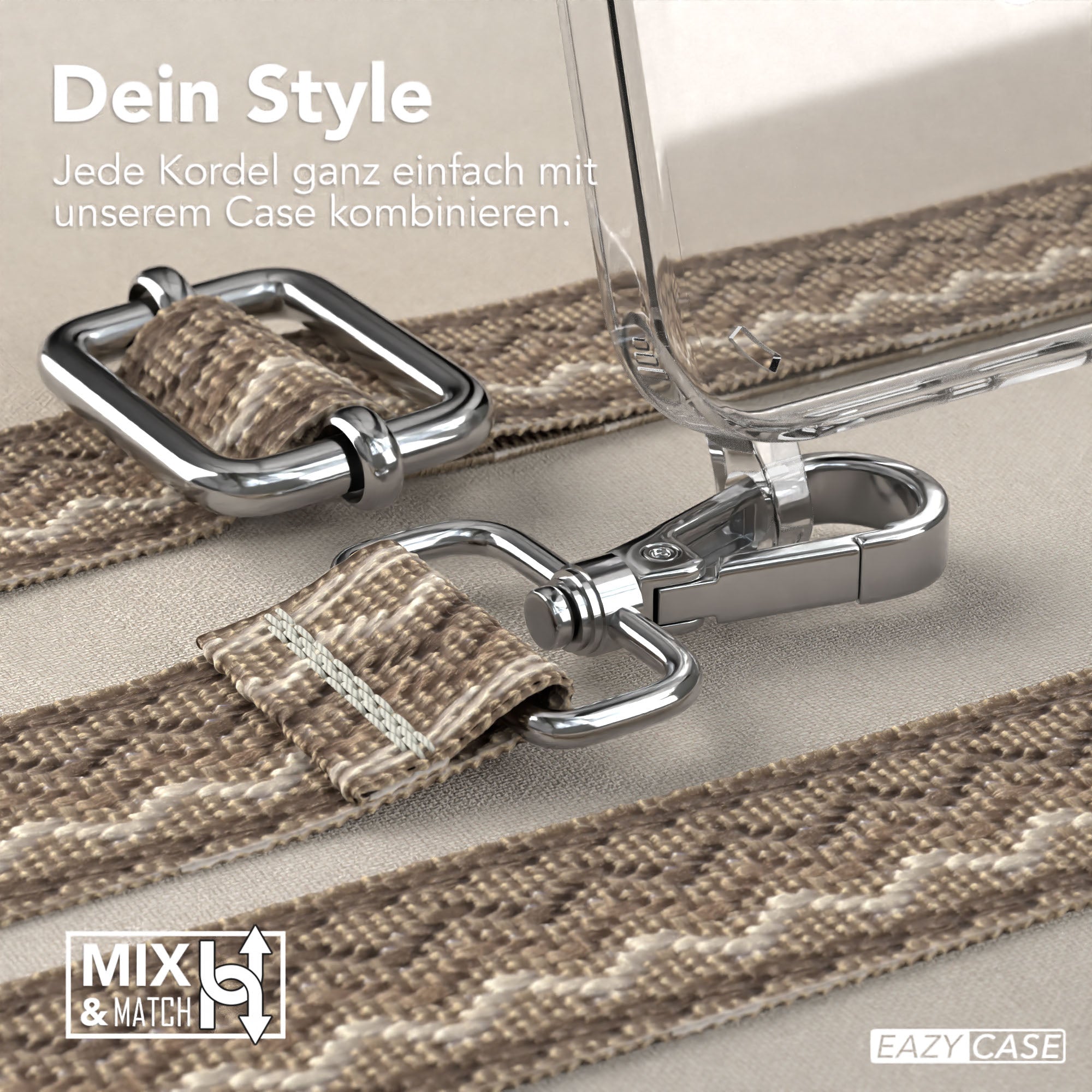 iPhone 16 Plus MagSafe Handykette mit Boho Band Set EAZY CASE 