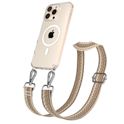 iPhone 16 Pro Max Handykette mit MagSafe Boho Band verstellbar 