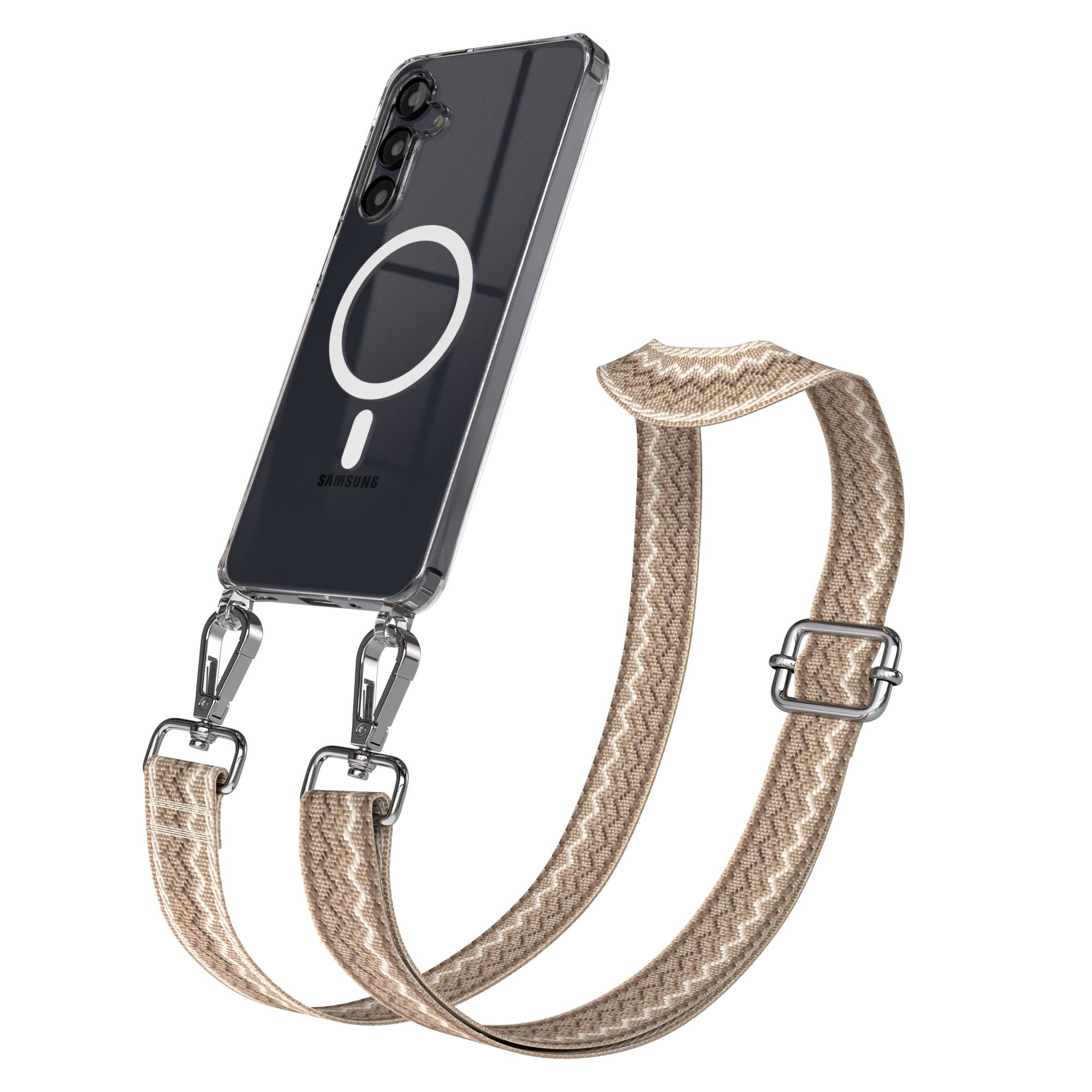 Samsung Galaxy A16 Handykette mit MagSafe und Boho Band verstellbar 