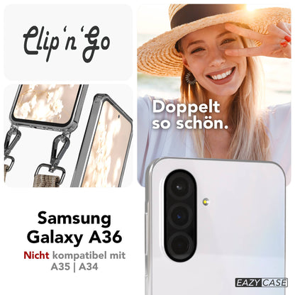 Samsung Galaxy A36 Handykette MagSafe mit Boho Band verstellbarer Trageriemen 