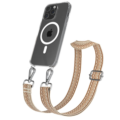 iPhone 15 Pro Max Handykette MagSafe mit Boho Band verstellbar 
