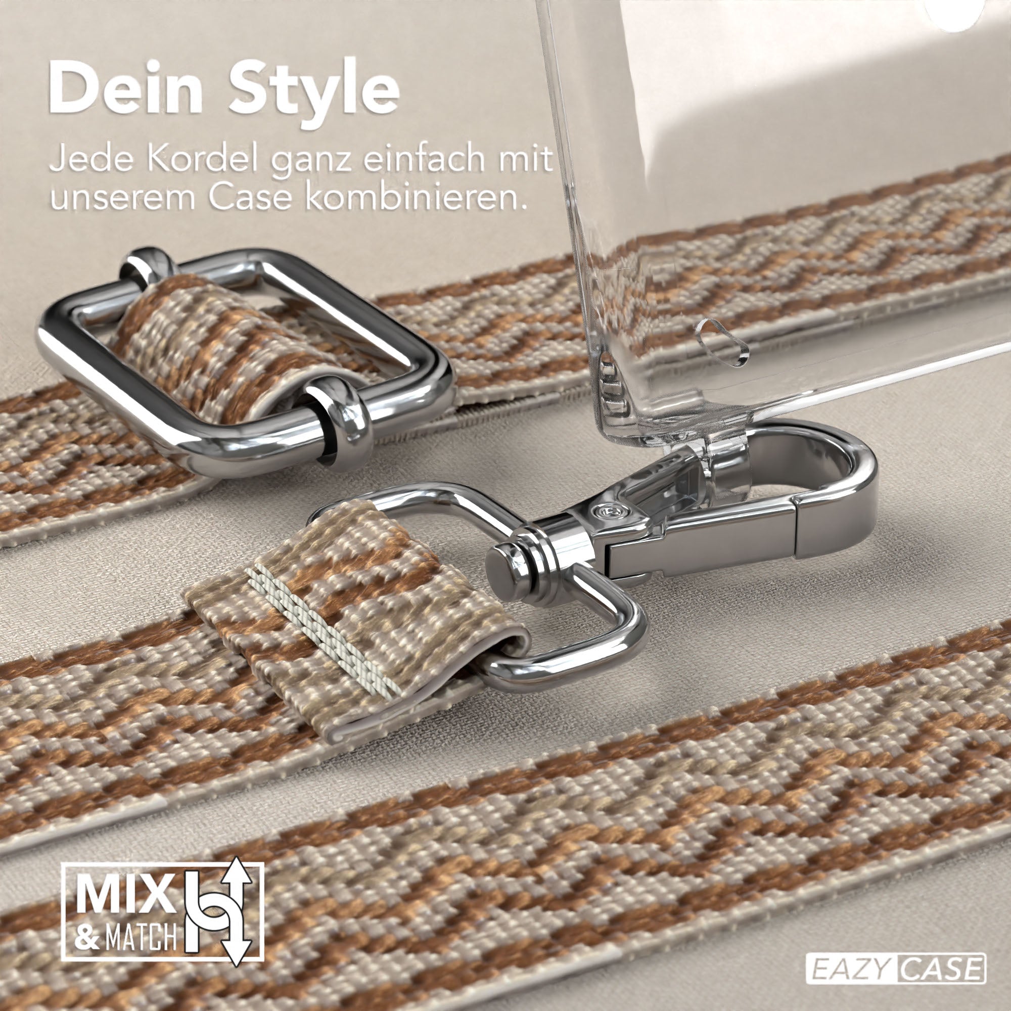 Samsung Galaxy S24 Ultra Handykette mit MagSafe Halterung und Boho Band 