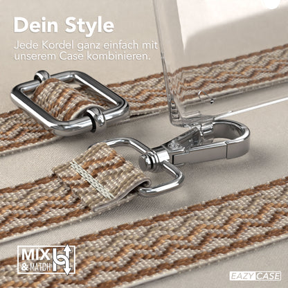 Samsung Galaxy S24 Ultra Handykette mit MagSafe Halterung und Boho Band 