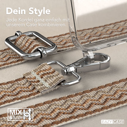iPhone 16 Plus MagSafe Handykette mit Boho Band Set EAZY CASE 