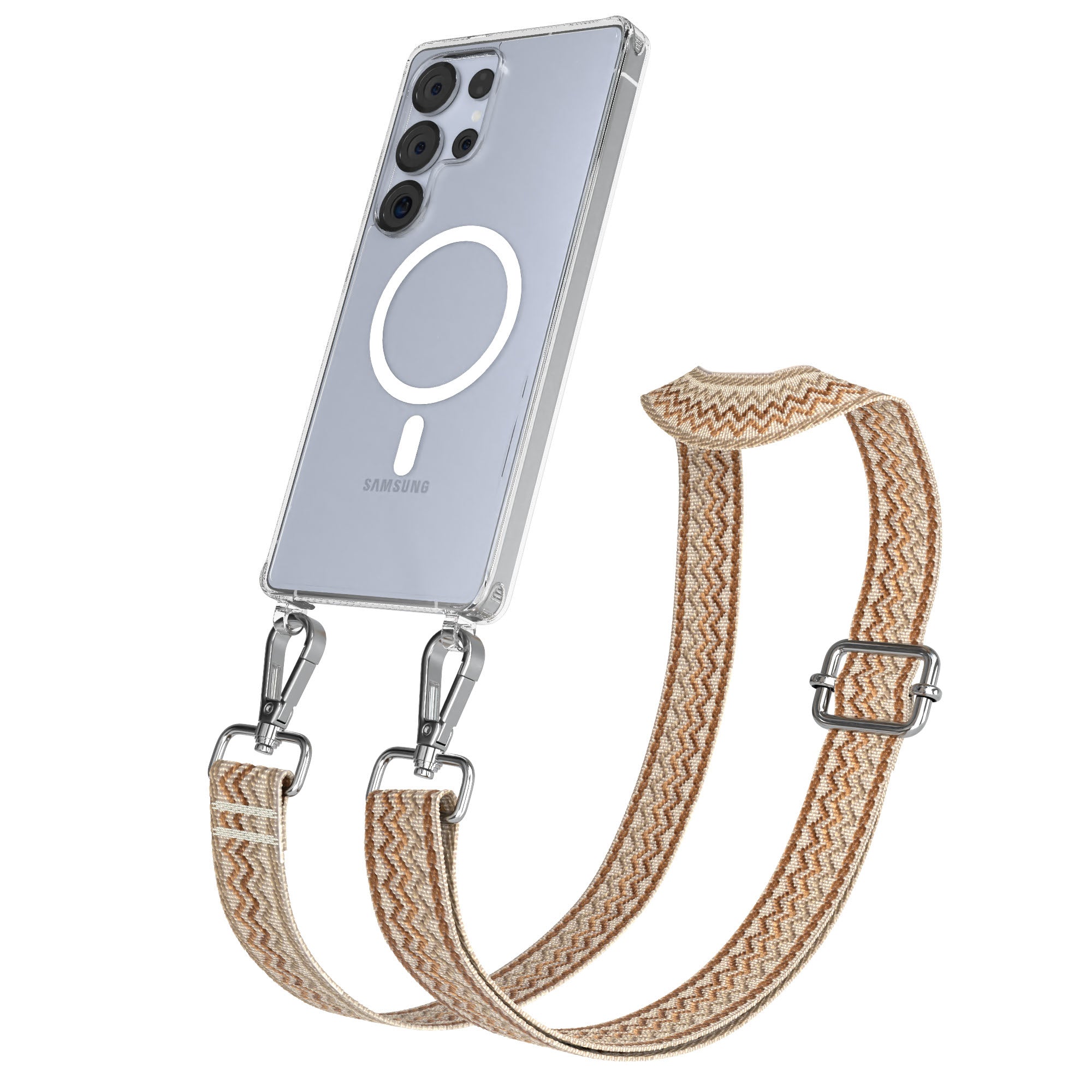 Samsung Galaxy S25 Ultra Handykette MagSafe mit verstellbarem Boho Band 