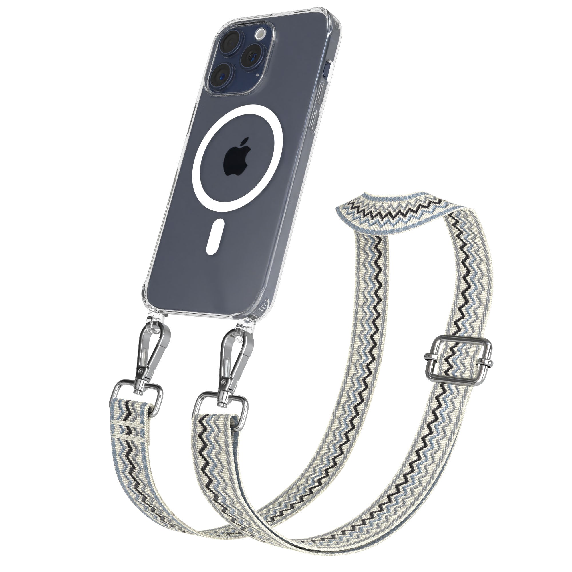iPhone 15 Pro Max Handykette MagSafe mit Boho Band verstellbar 