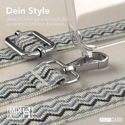 iPhone 15 Pro Max Handykette MagSafe mit Boho Band verstellbar 