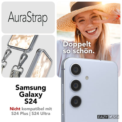 Samsung Galaxy S24 Handykette MagSafe mit verstellbarem Boho Band Set 
