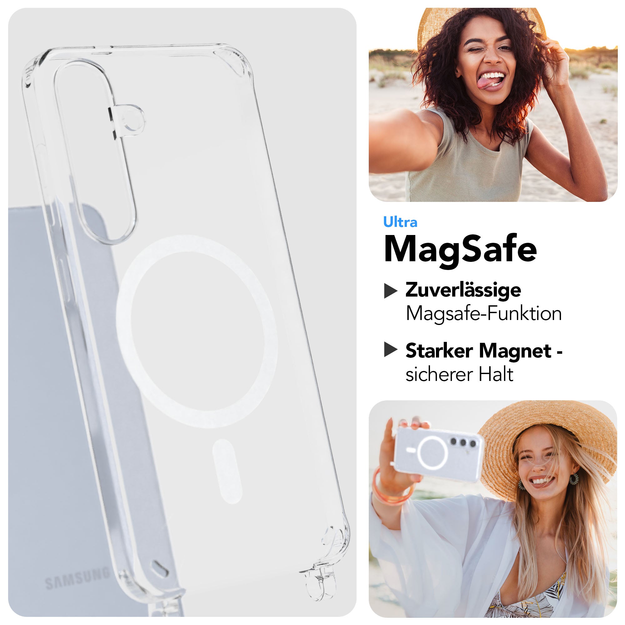 Galaxy S24 Serie MagSafe Hülle + Boho Band