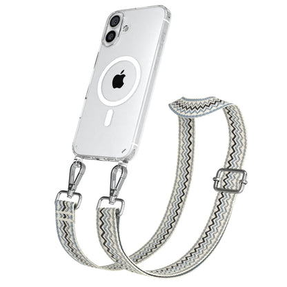 iPhone 16 Plus MagSafe Handykette mit Boho Band Set EAZY CASE 