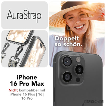 iPhone 16 Pro Max Handykette mit MagSafe Boho Band verstellbar 