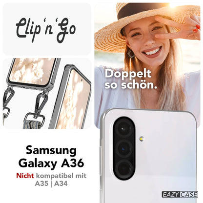 Samsung Galaxy A36 Handykette MagSafe mit Boho Band verstellbarer Trageriemen 