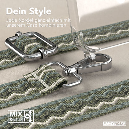 iPhone 15 Pro Max Handykette MagSafe mit Boho Band verstellbar 