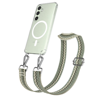 Samsung Galaxy S24 Handykette MagSafe mit verstellbarem Boho Band Set 