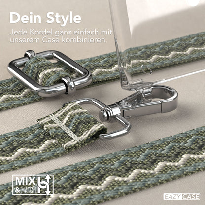 Samsung Galaxy S24 Ultra Handykette mit MagSafe Halterung und Boho Band 