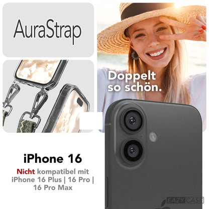 iPhone 16 MagSafe Handykette mit verstellbarem Boho Trageriemen von EAZY CASE 