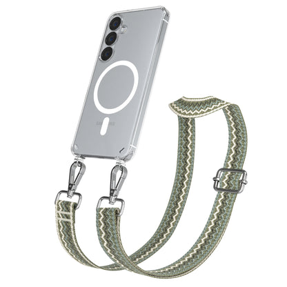 Samsung Galaxy S25 Handykette MagSafe Boho Band verstellbarer Trageriemen 