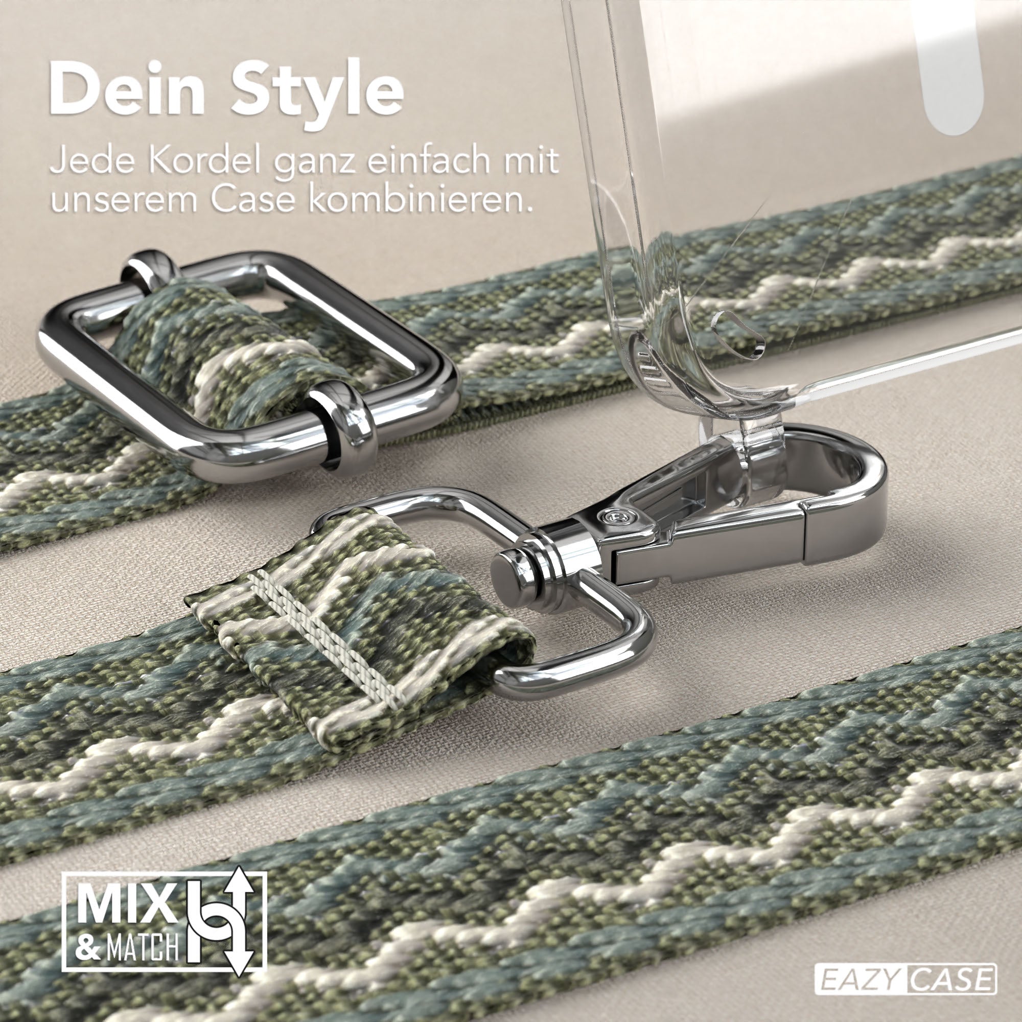 Samsung Galaxy S25 Handykette MagSafe Boho Band verstellbarer Trageriemen 