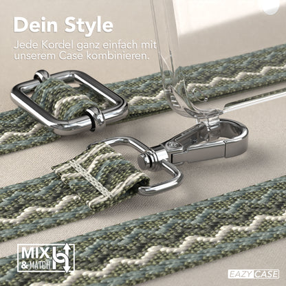 Samsung Galaxy S25 Plus MagSafe Handykette mit verstellbarem Boho Band Set 