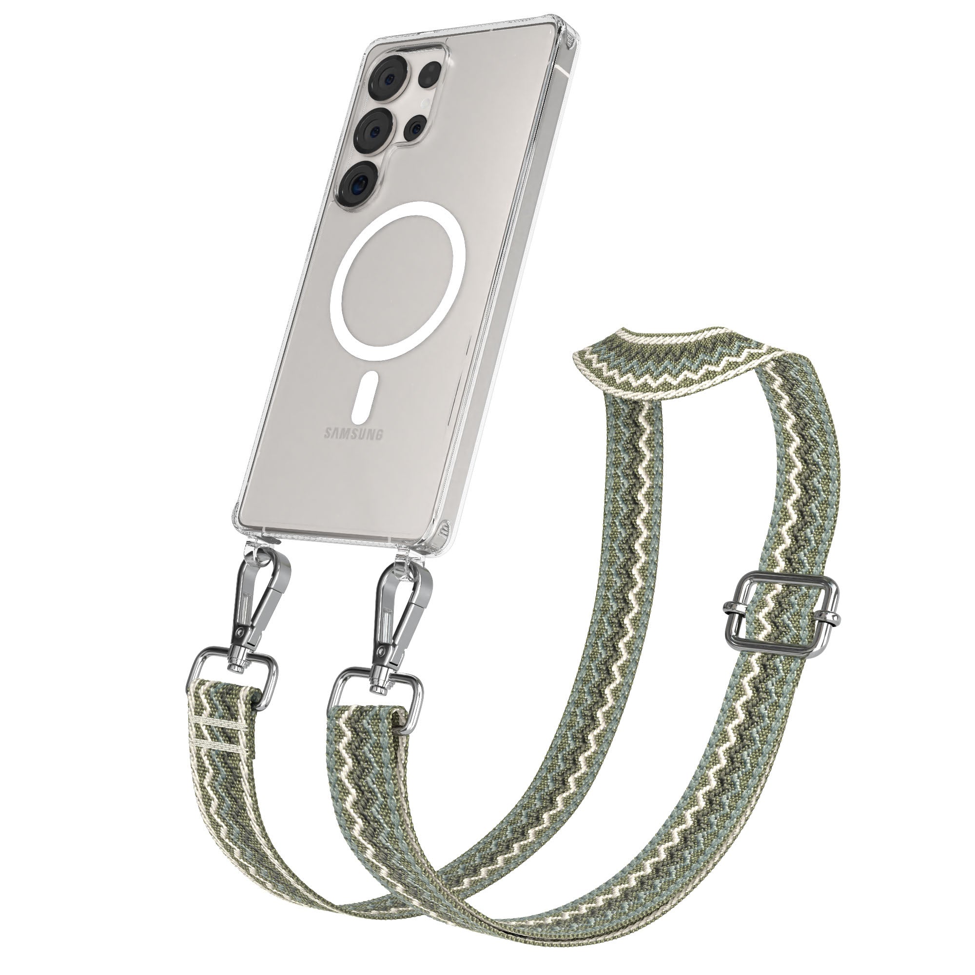 Samsung Galaxy S25 Ultra Handykette MagSafe mit verstellbarem Boho Band 