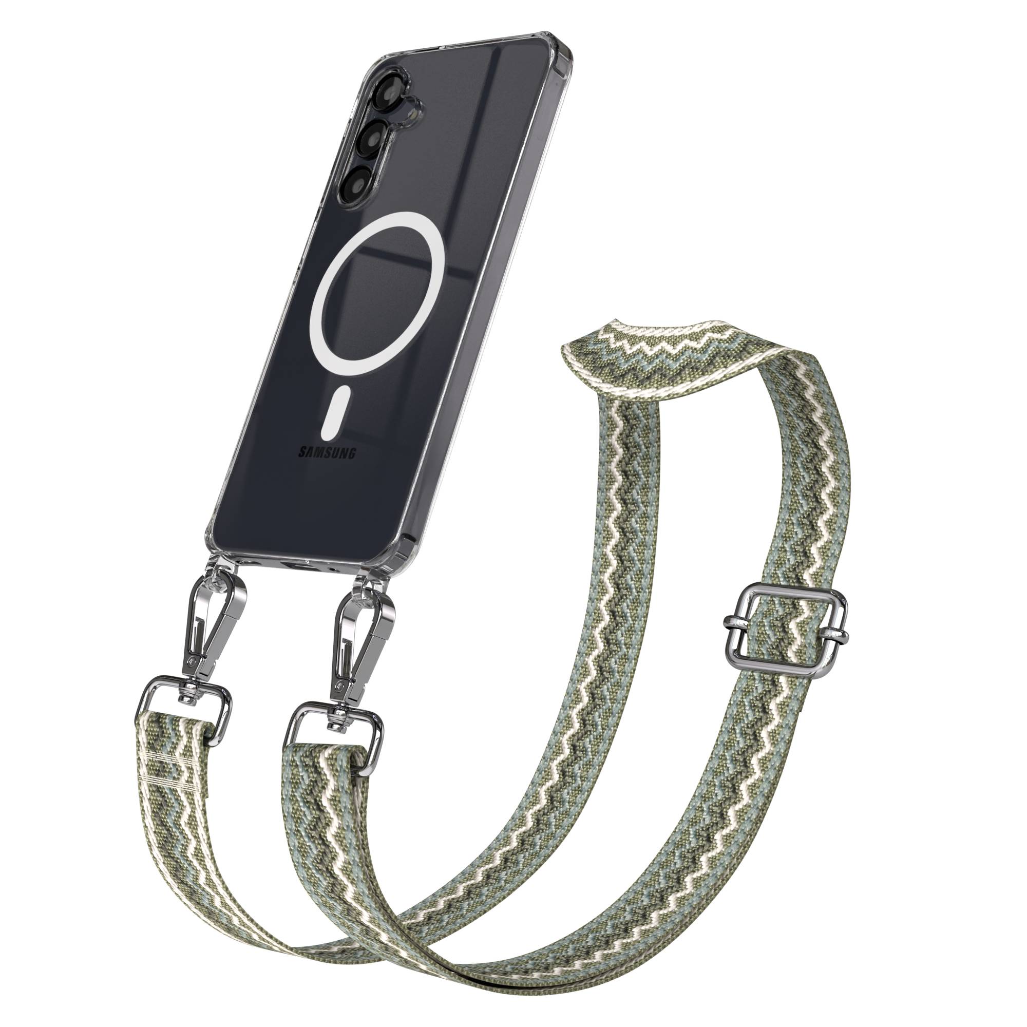 Samsung Galaxy A16 Handykette mit MagSafe und Boho Band verstellbar 