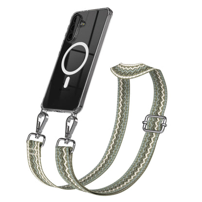 Samsung Galaxy A36 Handykette MagSafe mit Boho Band verstellbarer Trageriemen 