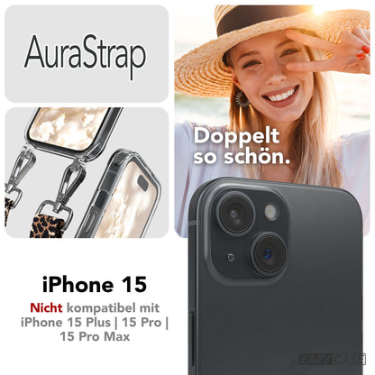 iPhone 15 MagSafe Handykette mit Boho Band verstellbar 