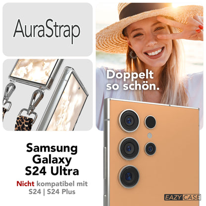 Samsung Galaxy S24 Ultra Handykette mit MagSafe Halterung und Boho Band 