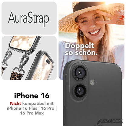 iPhone 16 MagSafe Handykette mit verstellbarem Boho Trageriemen von EAZY CASE 