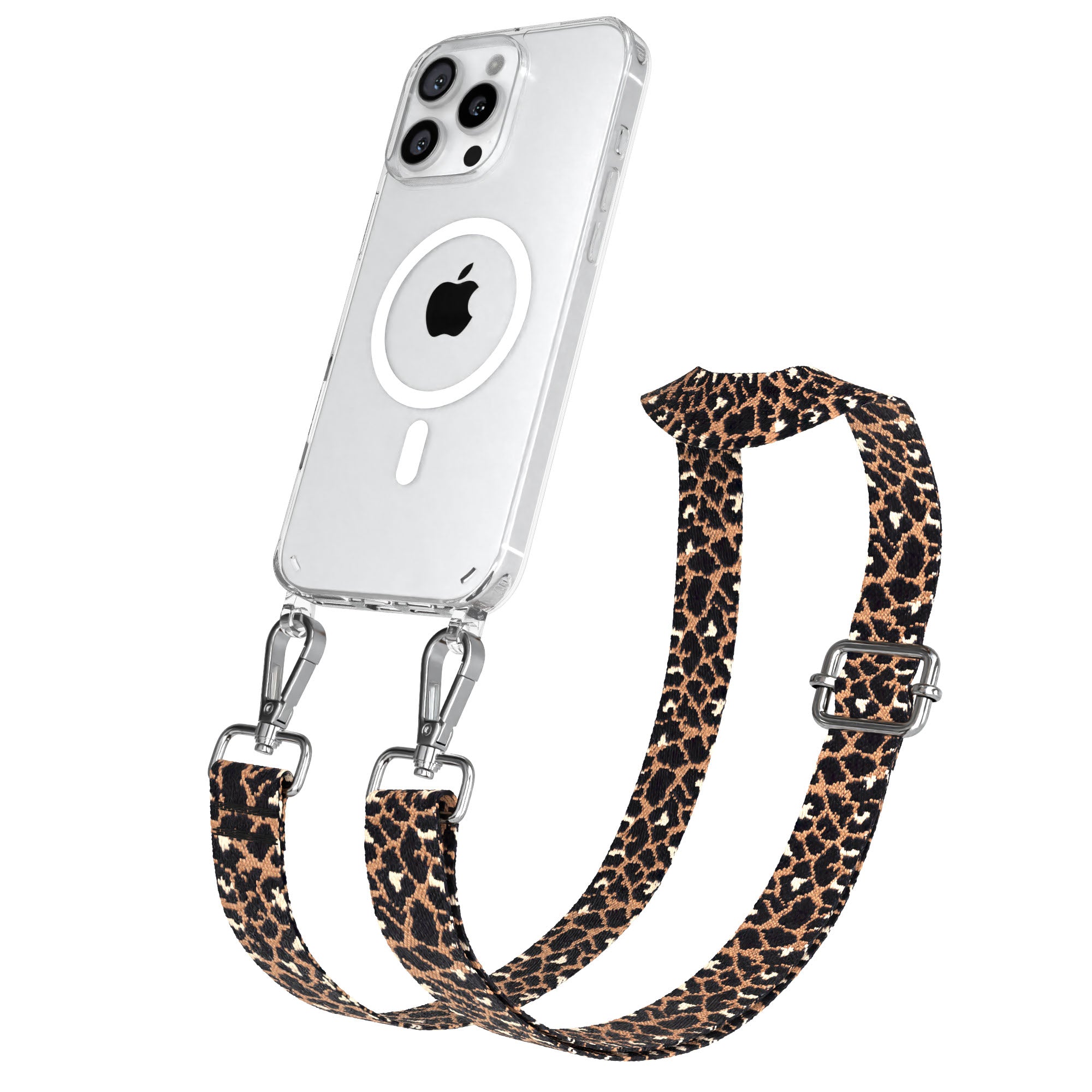iPhone 16 Pro Max Handykette mit MagSafe Boho Band verstellbar 
