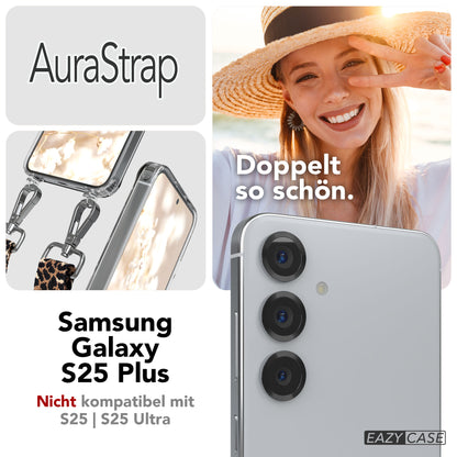 Samsung Galaxy S25 Plus MagSafe Handykette mit verstellbarem Boho Band Set 