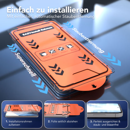 Galaxy S24 Plus 2er Set Glasfolie + Installationsrahmen