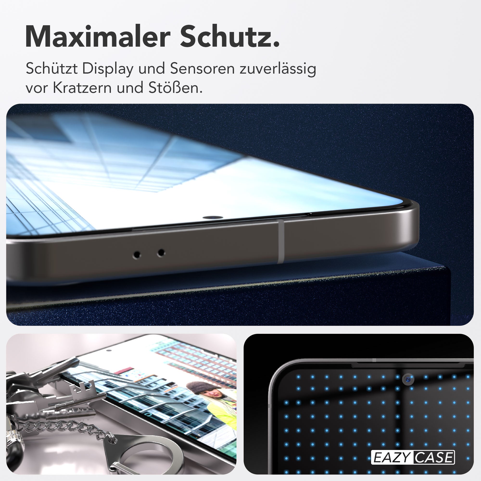 Galaxy S24 Plus 2er Set Glasfolie + Installationsrahmen