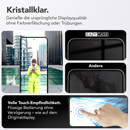 Galaxy S24 FE 2er Set Glasfolie + Installationsrahmen