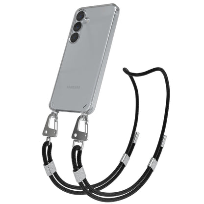Galaxy S25 Serie Hülle + Kordel mit Karabinern