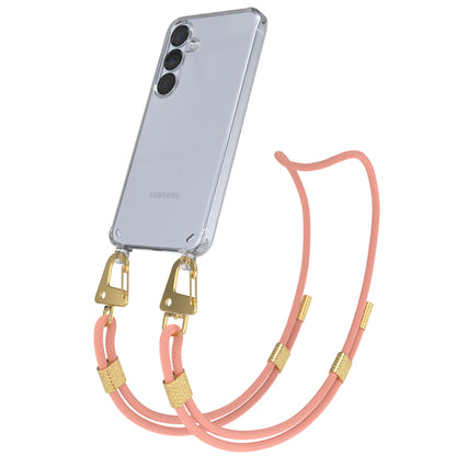 Galaxy S25 Serie Hülle + Kordel mit Karabinern
